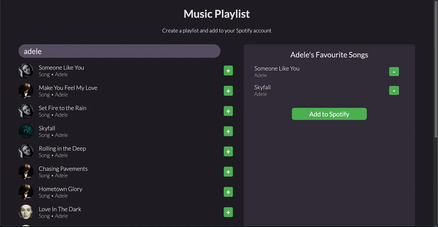 Spotify Playlist Manager